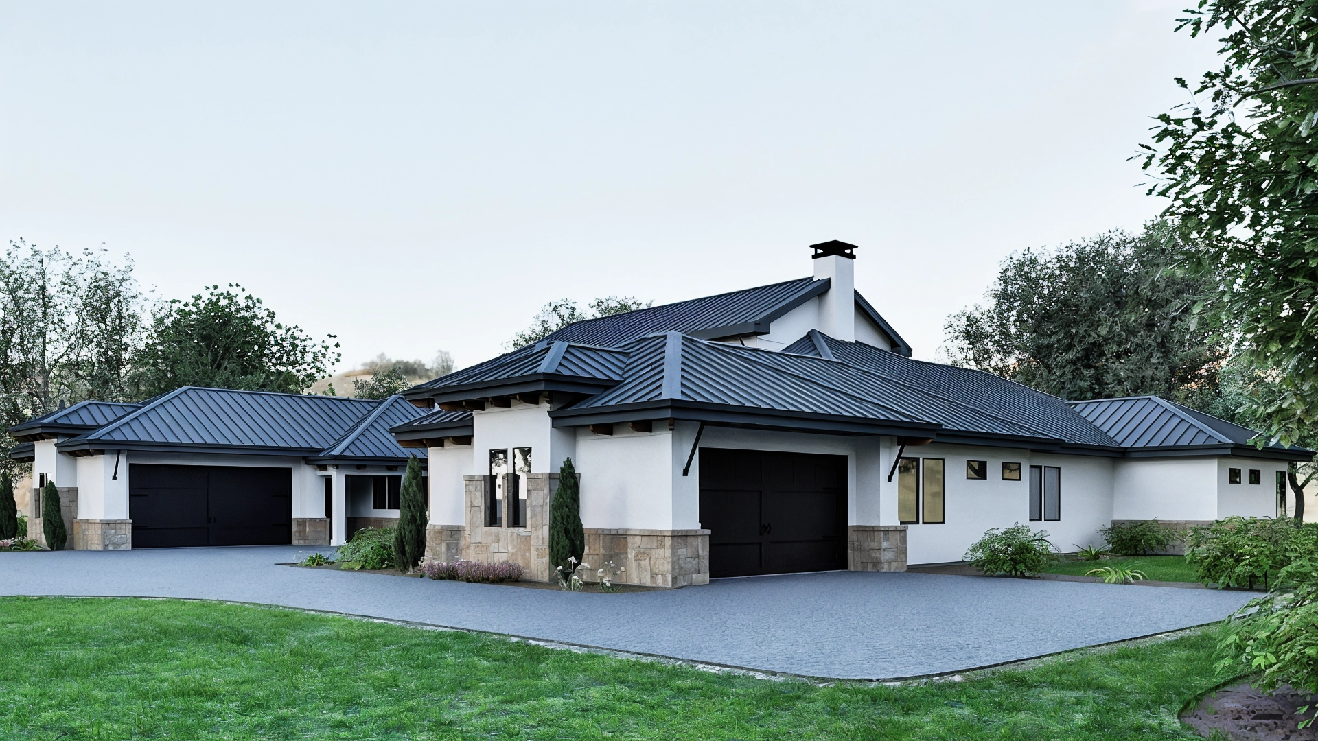 Radius design home plan 5 bed, 5 bath, one story